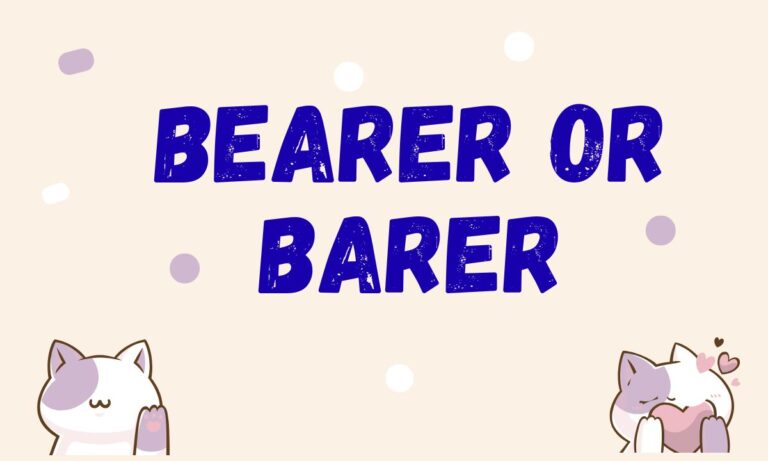Bearer-or-Barer