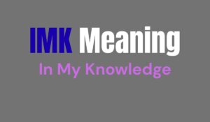 IMK Meaning