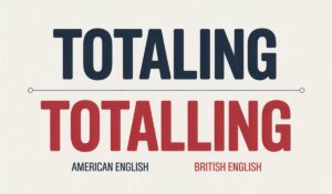 Totaling or Totalling