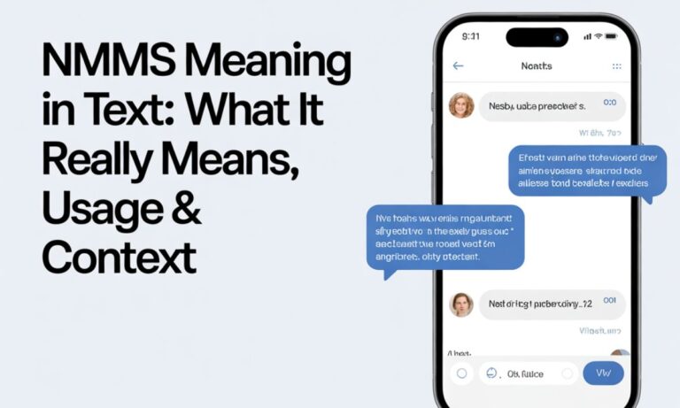 NMMS Meaning in Text